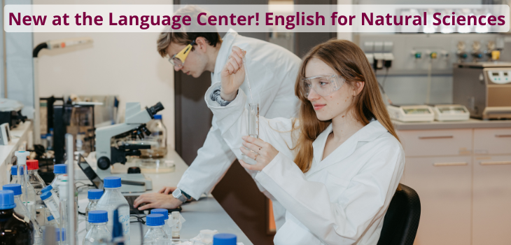 New at the Language Center: English for Natural Sciences