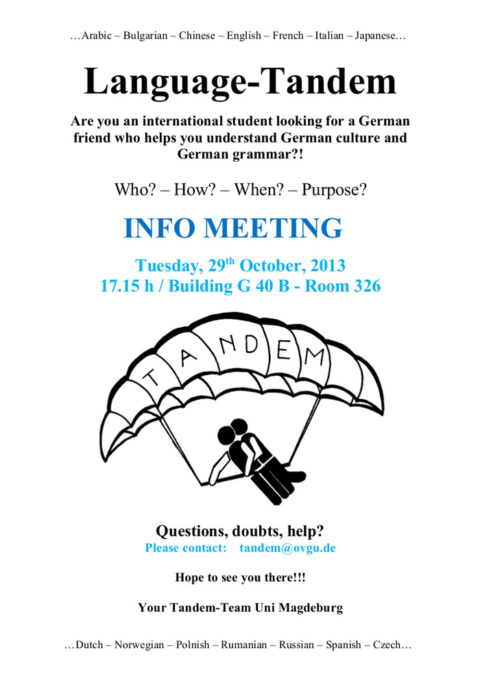 English Infoflyer WS 2013_14