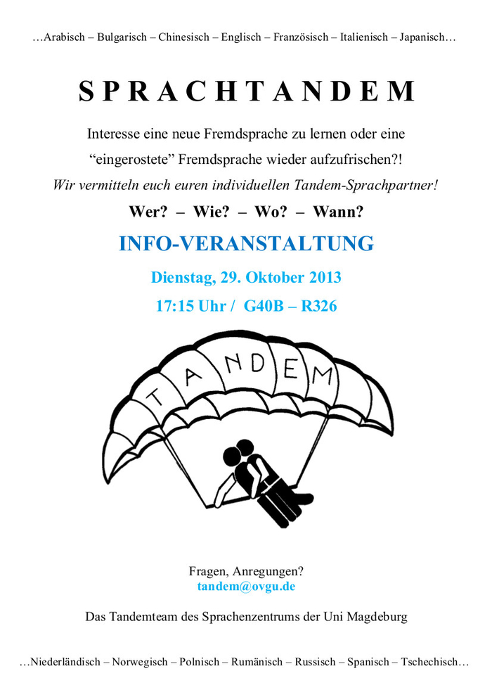 Infoflyer deutsch WS 2013_14