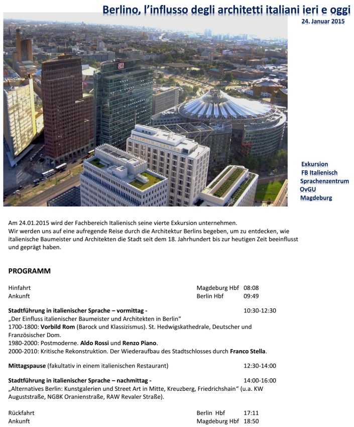Exkursion Berlin Ital